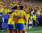 Source-feed image associated with Jhon Arias goal sends Colombia into last 16 as Ghana bow out of World Cup