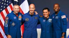 Source-feed image associated with Nasa names next astronauts for Artemis Moon programme