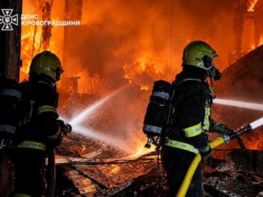 Image from linked report: Russia targets Ukraine with 'massive' attack, including hundreds of drones