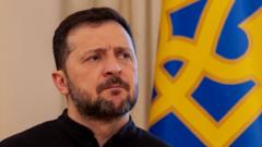 Source-feed image associated with Zelensky says airlines should avoid Russian airspace as Ukraine escalates drone operations