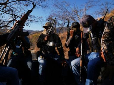 Source-feed image associated with Mexican village that warned of cartel offensive during World Cup faces drone attacks