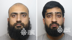 Source-feed image associated with Brothers jailed for killing man and injuring his son while racing cars home