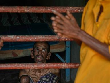 Source-feed image associated with Sri Lanka nursing home worker says a ‘chained’ patient was among 13 fire victims