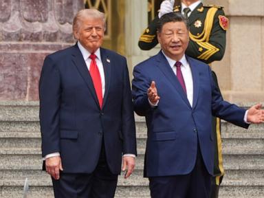 Source-feed image associated with Trump will be at the airport to greet Xi when China's leader arrives for his US state visit