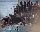 Source-feed image associated with At least 57 people die as tens of thousands cross to Spanish enclave of Ceuta from Morocco