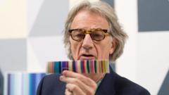 Source-feed image associated with How colourful stripes (and rubber chickens) helped Paul Smith conquer the fashion world