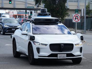 Source-feed image associated with Police detain 2 teens after a joy ride in a Waymo in Northern California