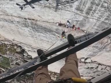 Source-feed image associated with WATCH: California climber rescued from 700-foot cliff