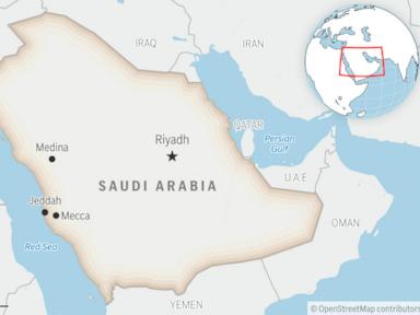 Source-feed image associated with Aramco oil company helicopter crashes in Saudi Arabia, killing all 14 on board