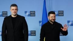 Source-feed image associated with Ukraine's ousted defence minister insists on being reinstated