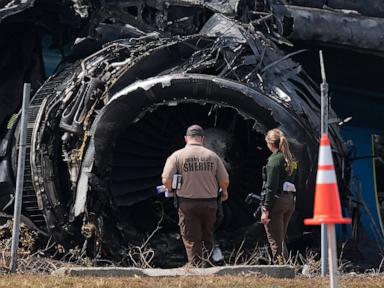 Source-feed image associated with NTSB to release readout from cockpit recorder after deadly Amazon cargo plane crash