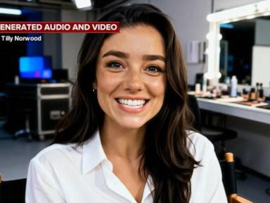 Source-feed image associated with WATCH: AI-generated 'actress' Tilly Norwood making feature film debut