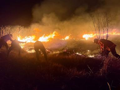 Source-feed image associated with Wildfire in Indonesian national park grows
