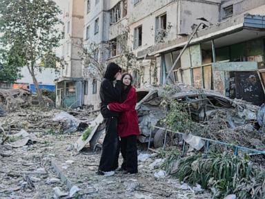 Source-feed image associated with Russian attack on Ukraine kills at least 11 and traps others in damaged buildings