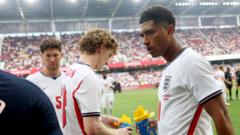 Source-feed image associated with Bellingham at number 10? Will Saka start? It's decision time for Tuchel