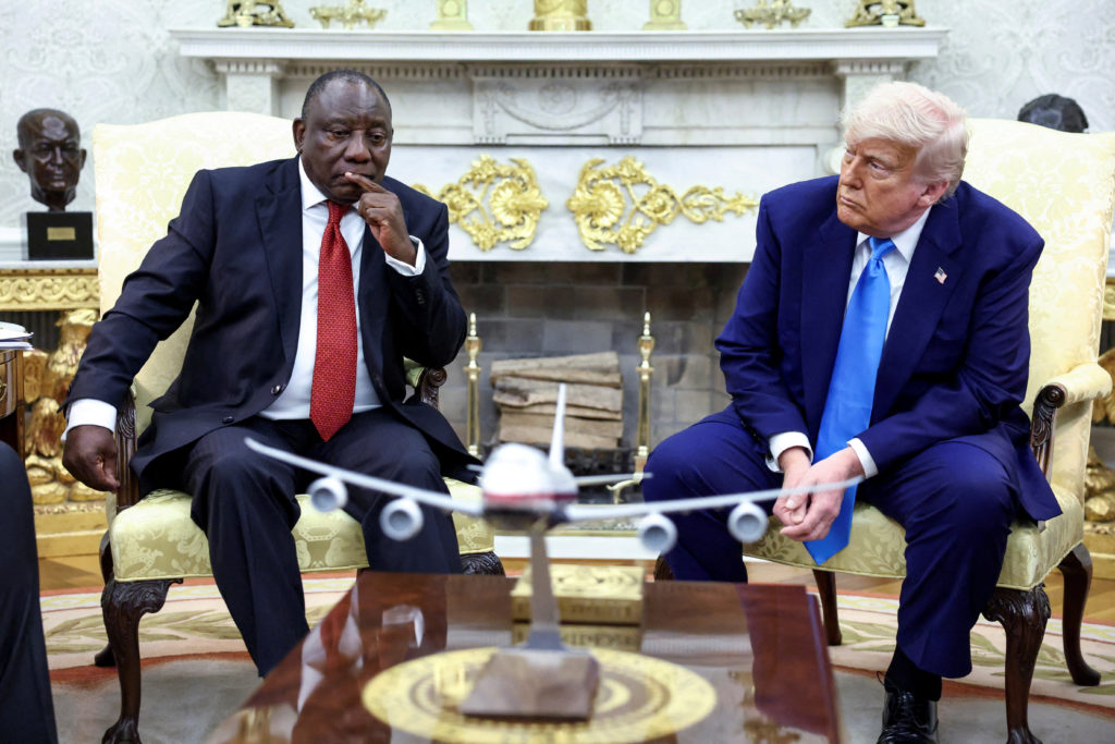 Source-feed image associated with South African government, Afrikaners reject Trump administration claim of a humanitarian emergency
