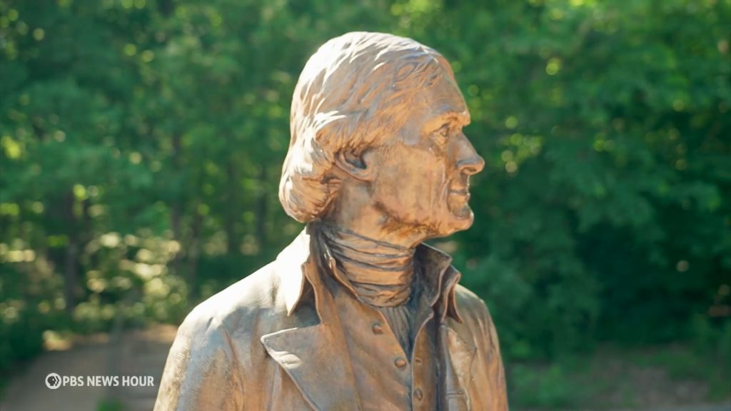 Source-feed image associated with Thomas Jefferson's complicated legacy 250 years after the Declaration of Independence