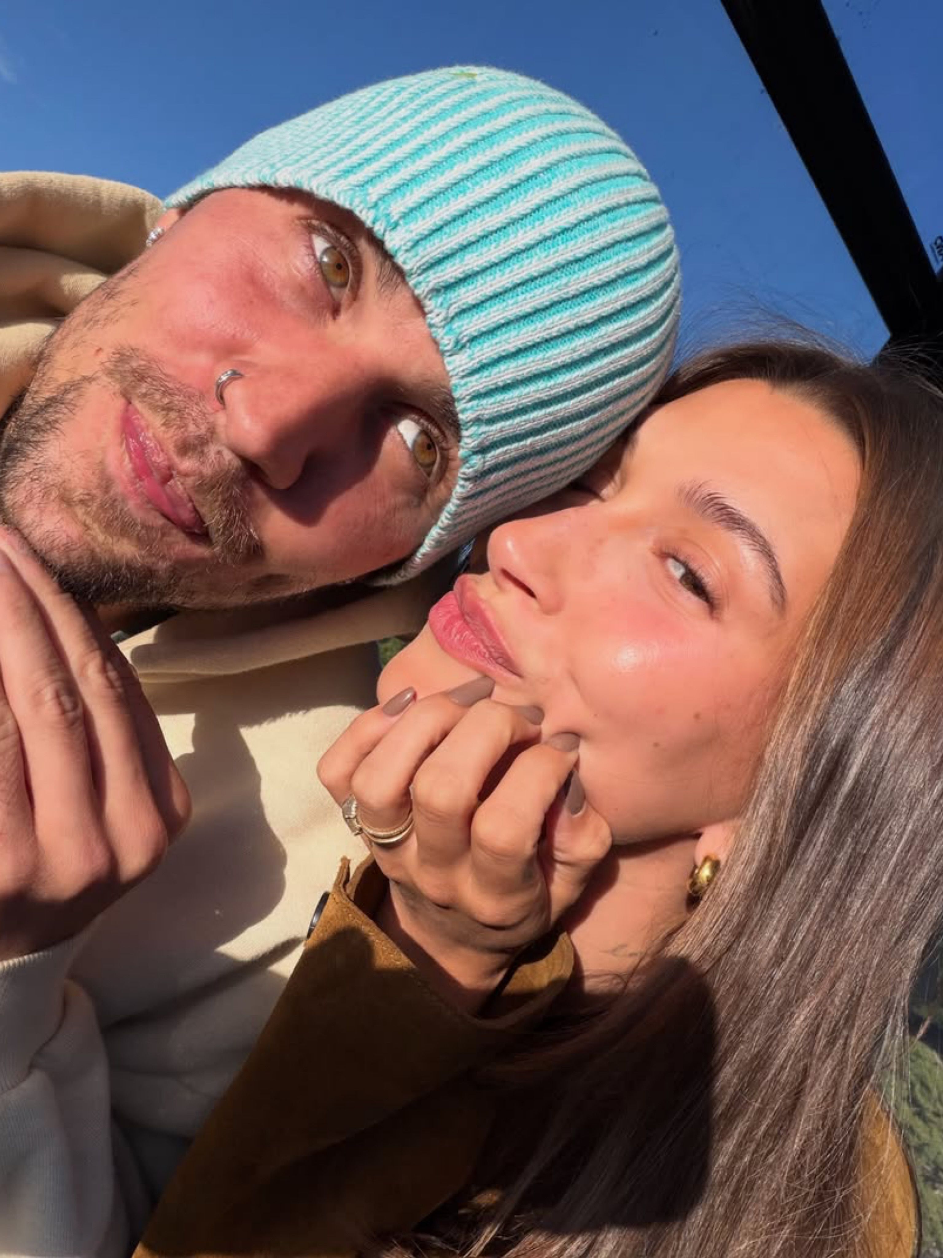 Image from linked report: Hailey Bieber Taps This Sweater Weather-Ready Nail Shade