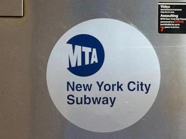 Image from linked report: Man dragged to death by NYC subway train after bag snags on door, police say