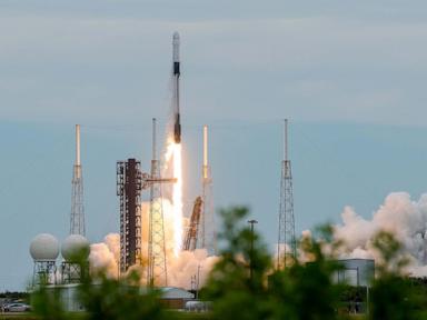 Image from linked report: NASA's SpaceX Crew-13 launches as astronaut brings 100-year-old heirloom on trip