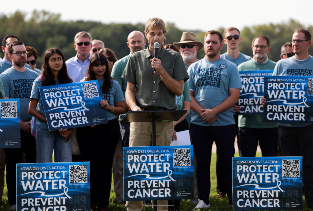 Image from linked report: Iowa's water quality and cancer rates forced into forefront of state politics