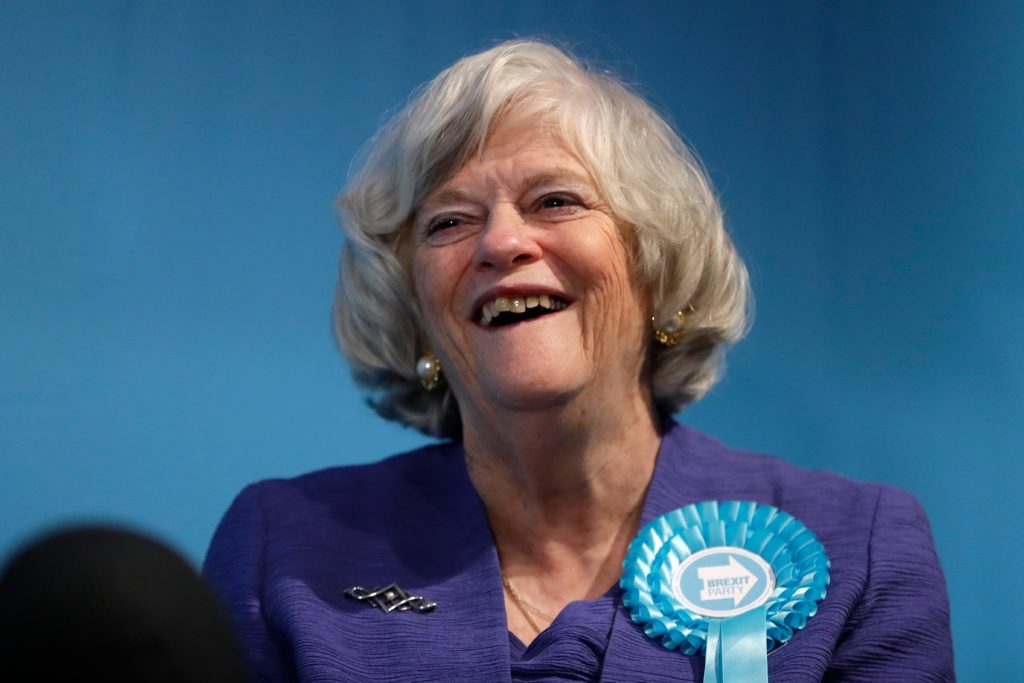 Source-feed image associated with British prosecutors charge a man with murder in death of former politician Ann Widdecombe