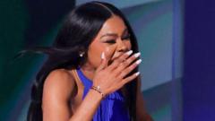 Source-feed image associated with Teyana Taylor's tears and Lauryn Hill tribute steal show at BET Awards