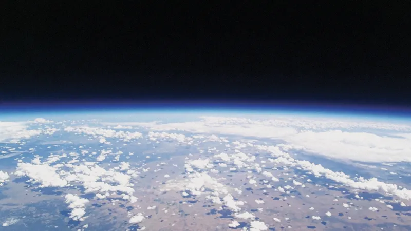 Source-feed image associated with Earth’s stratosphere is a mysterious superhighway for microbes