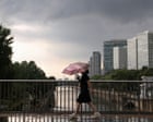 Source-feed image associated with Mass evacuations in Beijing as Typhoon Dolphin brings more torrential rain to China