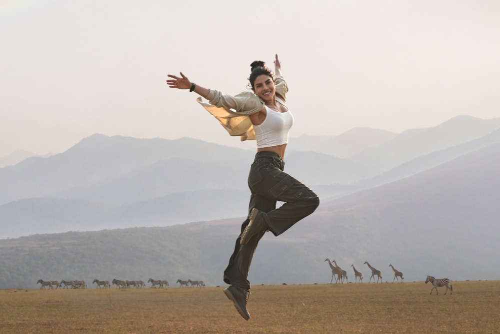 Source-feed image associated with S.S. Rajamouli Marks Priyanka Chopra Jonas’ Birthday With New ‘Varanasi’ Images