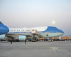 Source-feed image associated with Trump reportedly hid in catering container to board secret flight in Turkey amid Iran threat