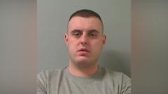 Image from linked report: On-the-run killer who absconded after father's funeral arrested