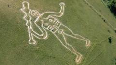Source-feed image associated with UK's rudest chalk figure gets a glow-up to stop it fading in the rain