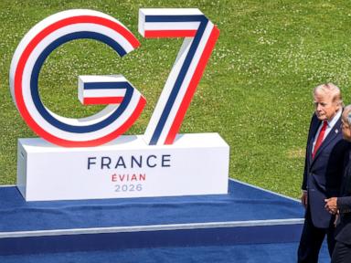 Source-feed image associated with Canada's Carney isn't having meeting with Trump at G7 but says it's not a snub