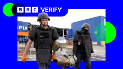 Source-feed image associated with Russia outpacing Ukraine's air defences with daily use of new jet-powered drones