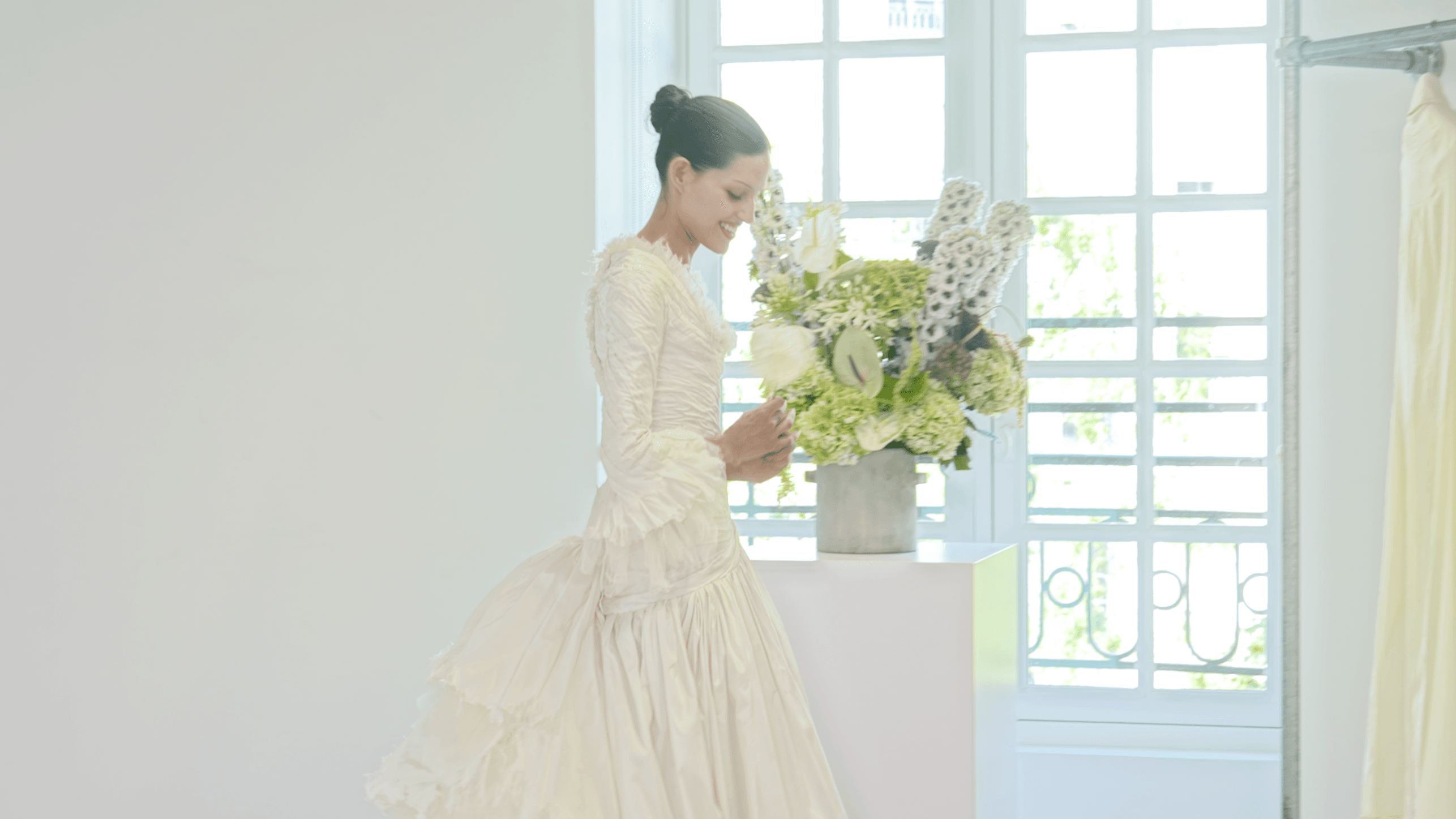 Source-feed image associated with Inside Gabbriette’s Final Wedding Dress Fitting With Matières Fecales in Paris