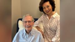 Source-feed image associated with McConnell out of hospital but not yet cleared to return to work, doctors say