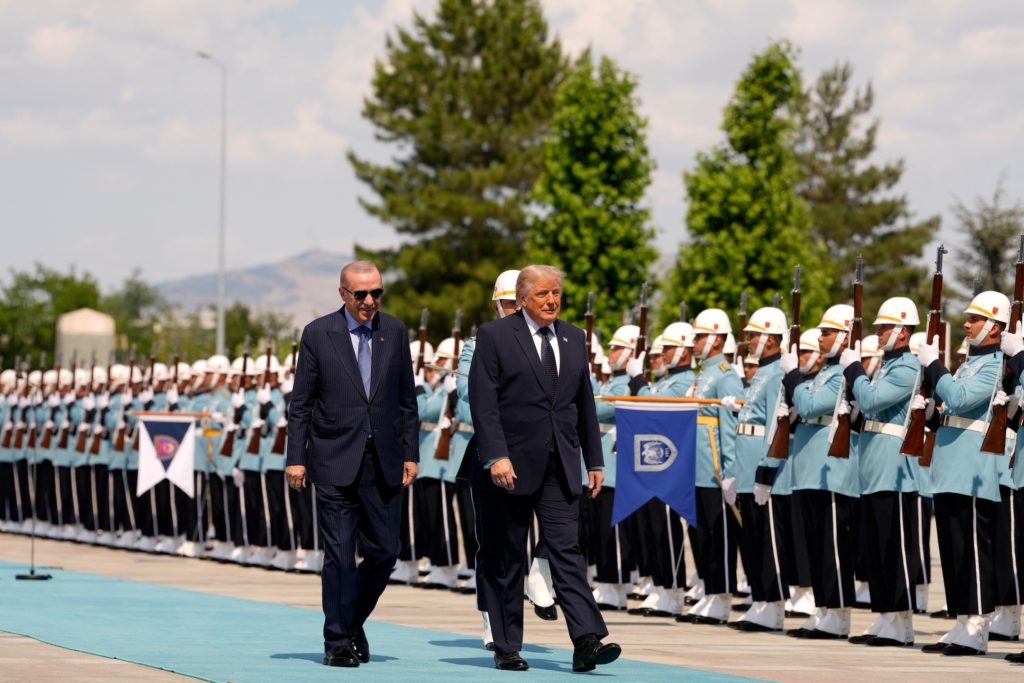 Source-feed image associated with At NATO summit, Trump pressures allies on loyalty, defense spending and Greenland