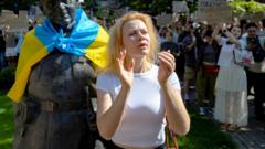 Source-feed image associated with Zelensky's removal of popular defence minister sparks protests in Ukraine