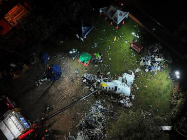 Source-feed image associated with Brazil police formally accuse 16 people over Voepass plane crash