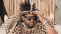 Source-feed image associated with Zulu king expresses regret after video captures tirade against his wife