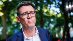 Source-feed image associated with Burnham to promise new path for UK when he becomes new Labour leader