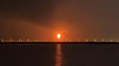 Source-feed image associated with At least 13 killed and dozens injured after Qatar gas explosion