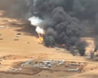 Source-feed image associated with Houthis strike Saudi Arabian cities in significant expansion of Middle East war