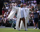 Source-feed image associated with Armour? Power? ‘Walk-on fits’ bring moment for fashion set at Wimbledon