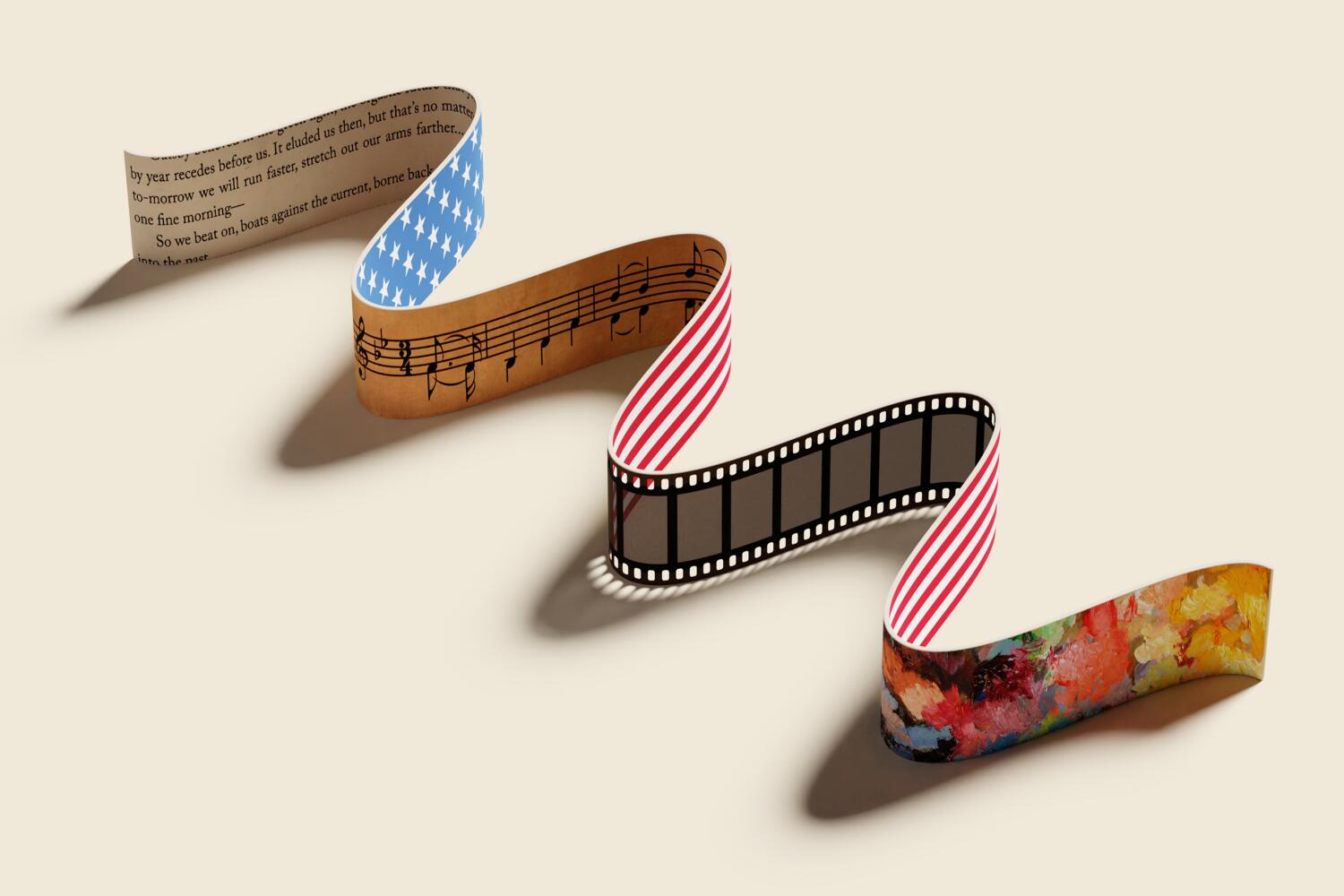 Source-feed image associated with Movies, books, art and music to explore as America turns 250