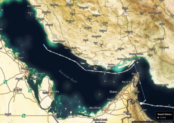 Source-feed image associated with Hormuz Traffic at a Trickle as Ship Attacks Heighten Concerns