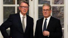 Source-feed image associated with 'Beleaguered and bereft' - Mandelson messages reveal criticism of No 10