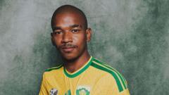 Source-feed image associated with South Africa World Cup midfielder Adams dies aged 25