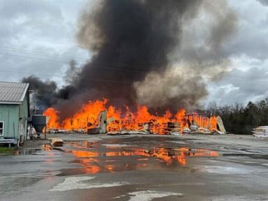 Source-feed image associated with The co-owner of lumber mill has died of injuries from the mill fire and explosion